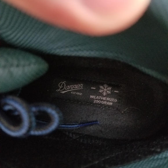NEW Danner 200g Hiking Boots Green Brown 37341 10D - Picture 4 of 9